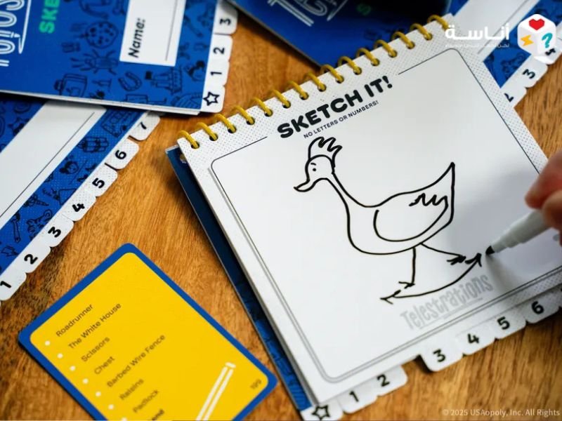لعبة Telestrations عندما يلتقي الفن السيء بالضحك الهستيري