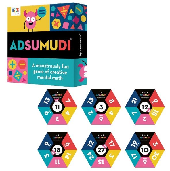 مراجعة Adsumudi Math Game - لعبة بطاقات تعليمية ممتعة تدمج التفكير الرياضي مع التنافس